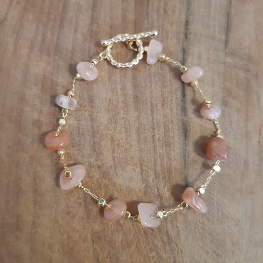 Bracelet en pierre de soleil