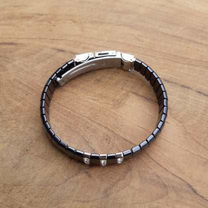 Bracelet en céramique et strass