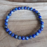Bracelet lapis lazuli (6mm)